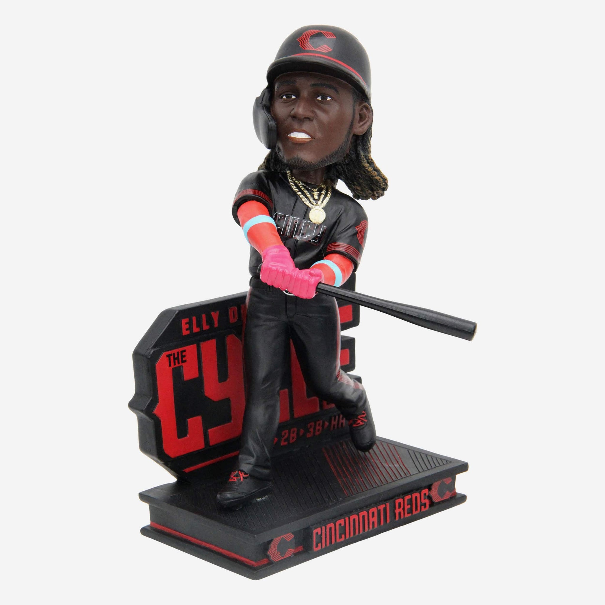 Elly De La Cruz Cincinnati Reds Cycle Bobblehead FOCO