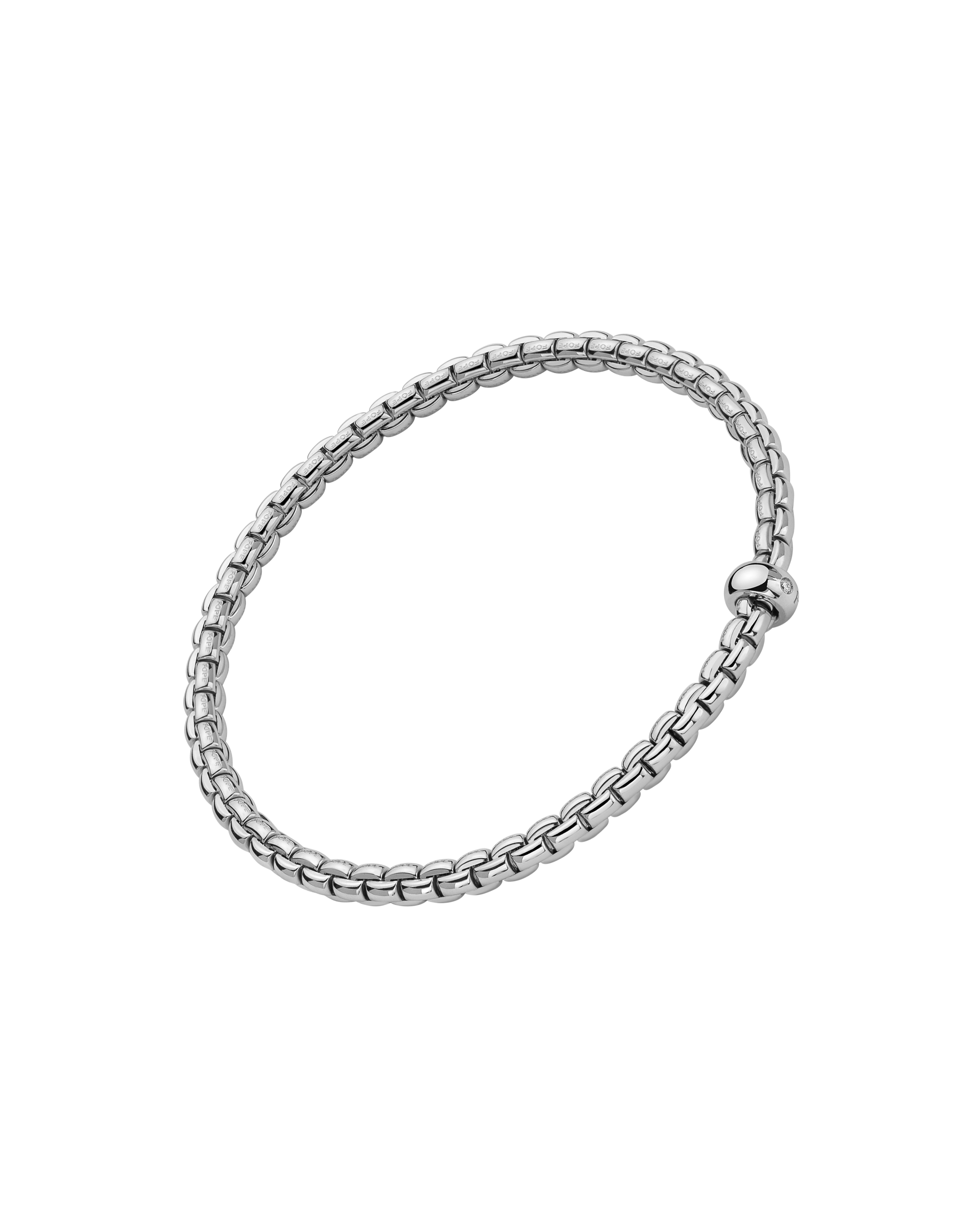 Flex'it ブレスレット ホワイトダイヤモンド - 01M01BX_BB - FOPE