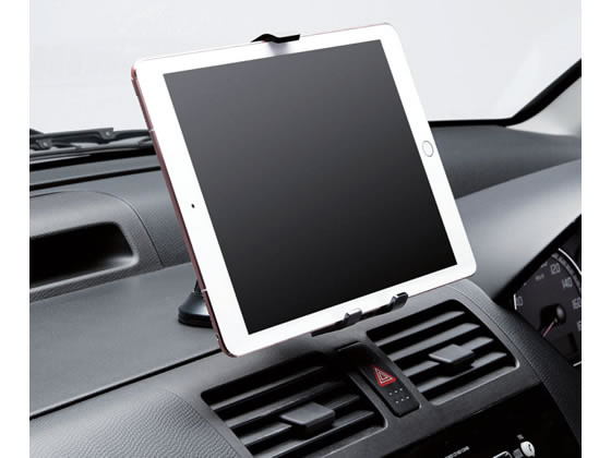 エレコム 車載スマホ・タブレットスタンド ゲル吸盤タイプ P-CARTB01BK