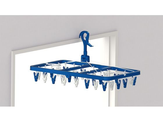 東和産業 LST サイドフック付き角ハンガー ピンチ32個付 #24848 通販