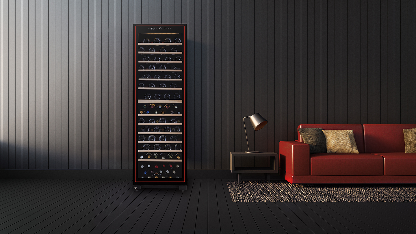 CASUAL+ カジュアルプラス FJC-366GD(BK) | ワインセラーのフォル