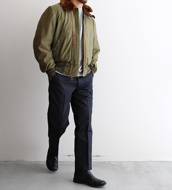 VINTAGE】40s USAAF B-15 Flight Jacket “Good Size”数ヶ月しか生産