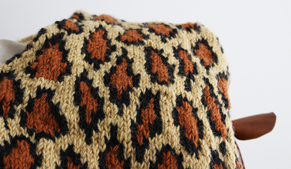 MacMahon Knitting Mills By Niche】HandKnit Blouson ” Leopard “完全