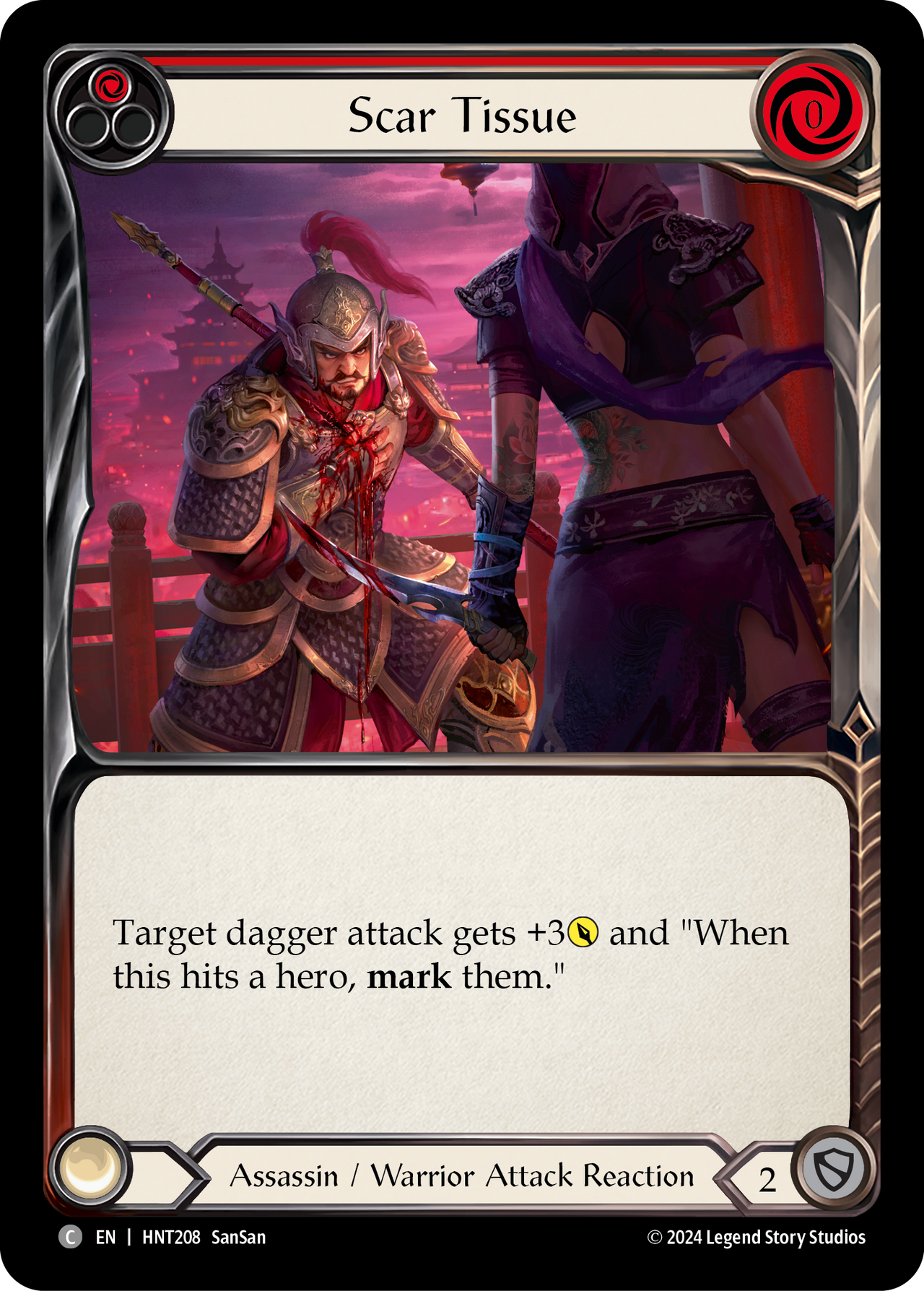 Scar Tissue (Red) - The Hunted - Flesh & Blood TCG - FaB Foundry