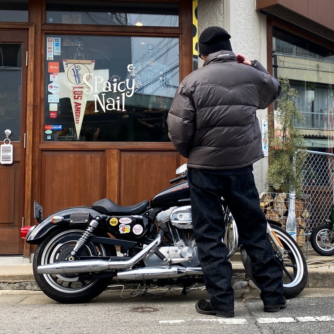 HIDEANDSEEK(ハイドアンドシーク) / WESTERN DOWN JACKET(25AW)(BROWN