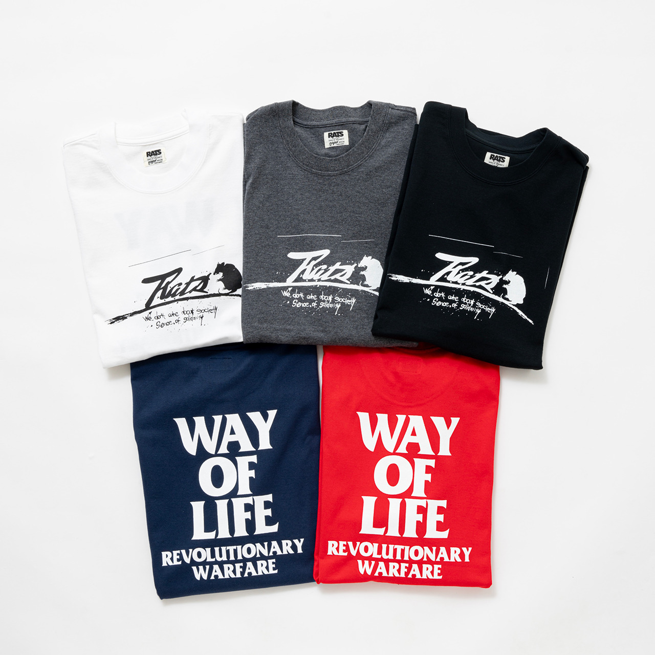 RATS(ラッツ) / SCRIPT LOGO WAY OF LIFE TEE(24'SPT-0802)(Tシャツ
