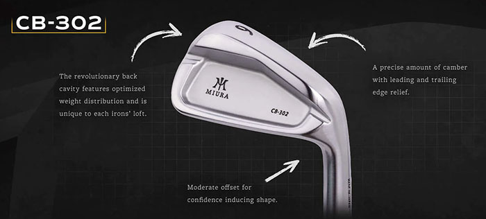 Miura CB-302 Irons - ゴルフ(GOLF) - ゴルフ用品通販のフェアウェイ