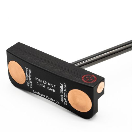SeeMore Black Mini Giant Curve Back/Standard RST Putters - ゴルフ