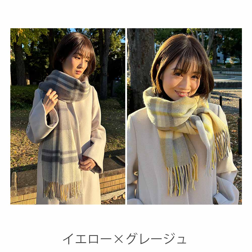 雑貨】ツートンカシミヤ混ストール│ファンケルオンライン