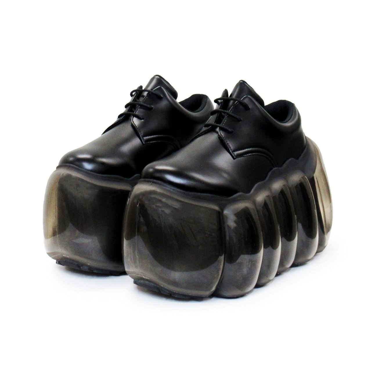 ミキオサカベ24年秋冬新作“11cm厚底クリアソール”「ハイバブル