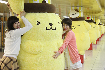 大特価‼️【新品・タグ付き】ポムポムプリン 駅長マスコット フェイス