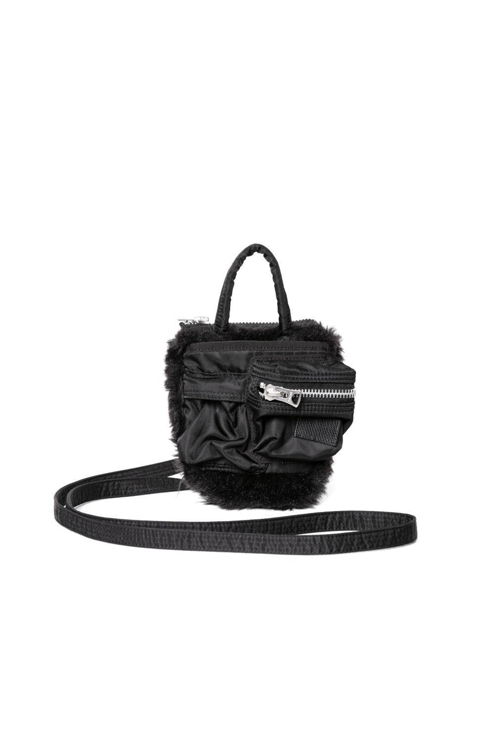 sacaiのクリスマス限定、ポーターとのコラボ“フェイクファー”バッグ