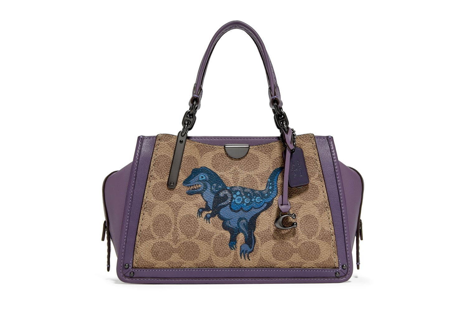 コーチ「レキシー リミックス」恐竜モチーフのバッグやウエア、恐竜の