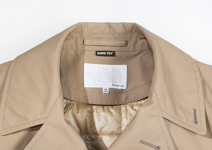 ナナミカ×ザ・ノース・フェイス、ゴアテックス限定ステンカラーコート