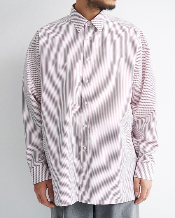 グラフペーパーからトーマス・メイソン生地の新作オーバーサイズシャツ