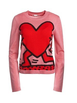 アリス アンド オリビア×キース・ヘリング、“ダンシングフィギュア”柄