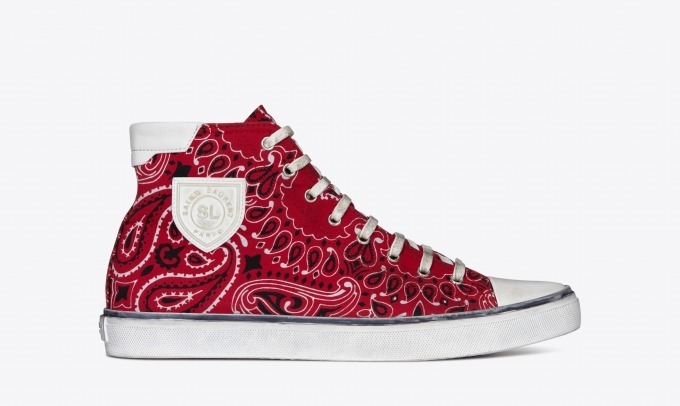 サンローランのスニーカー「ベッドフォード」新作、ユーズド感溢れる