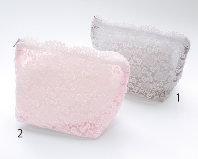 近沢レース店×ハローキティ、レースでキティモチーフを表現した