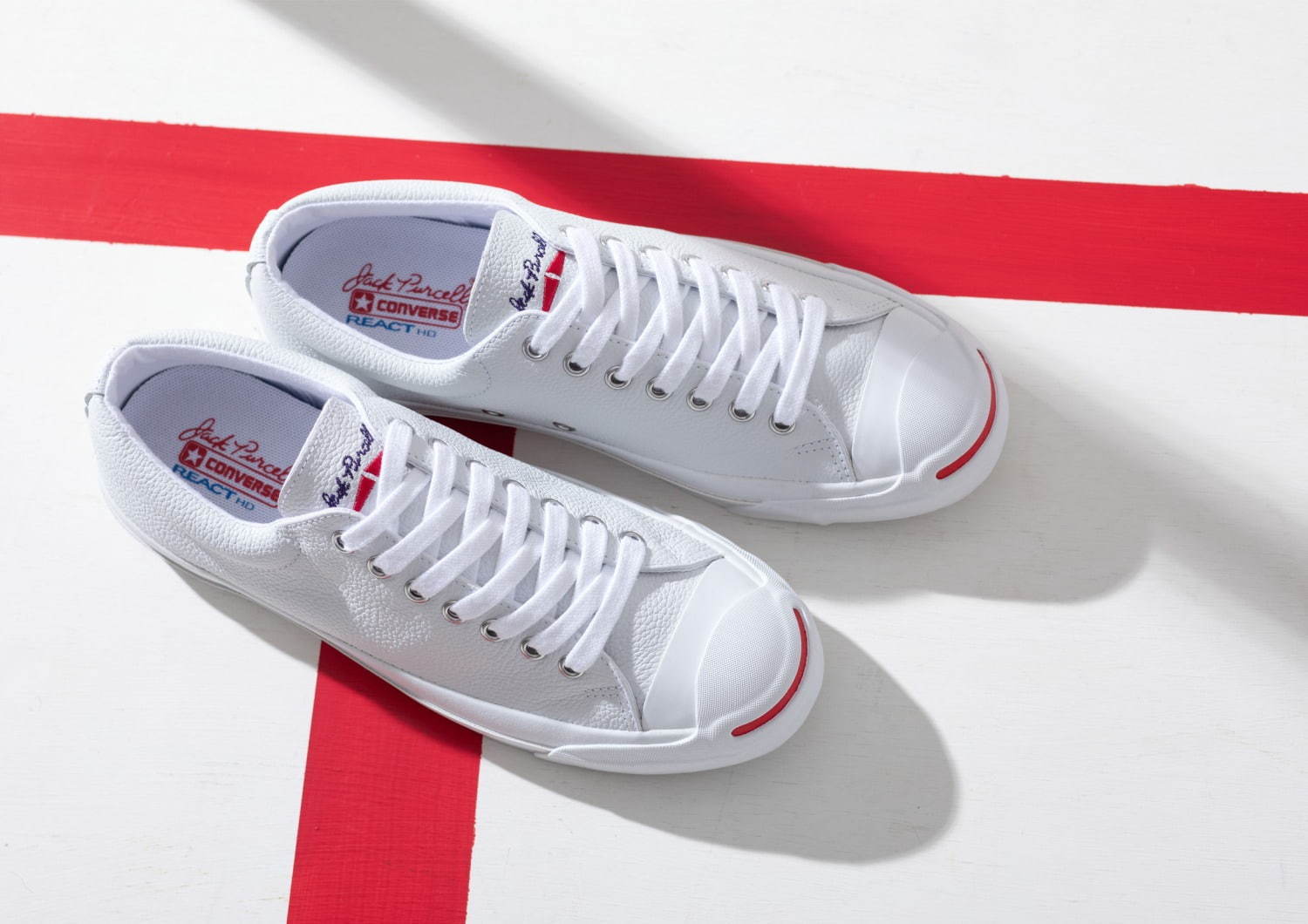 コンバースの新作スニーカー「ジャックパーセル クラシックス」白の