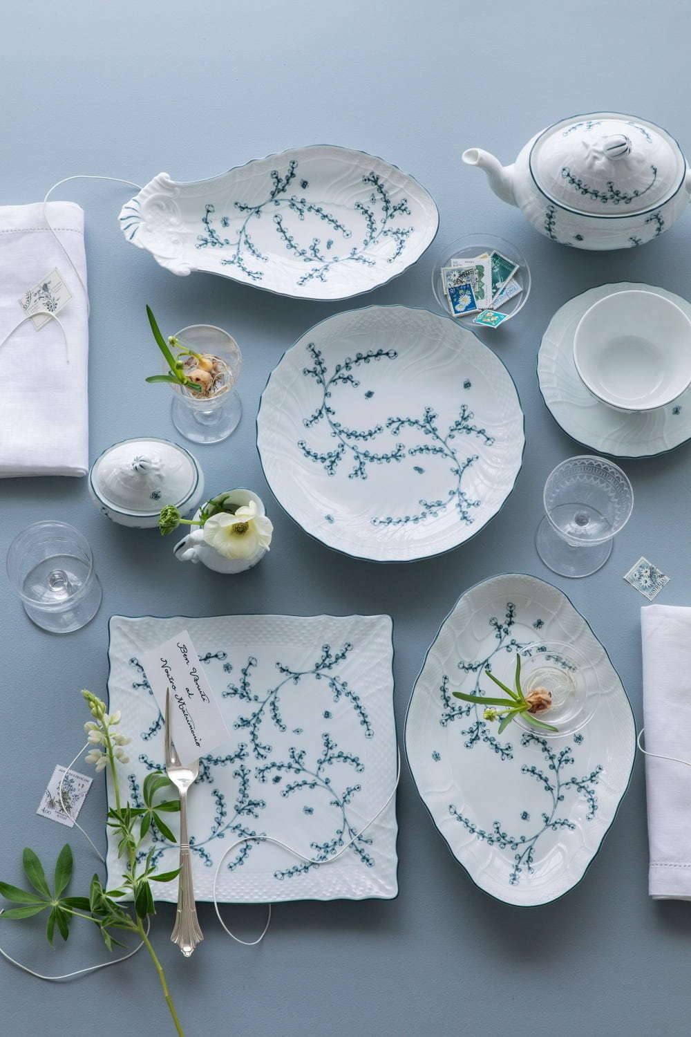 ミナ ペルホネン皆川×老舗陶磁器リチャード ジノリ、新作フラワー