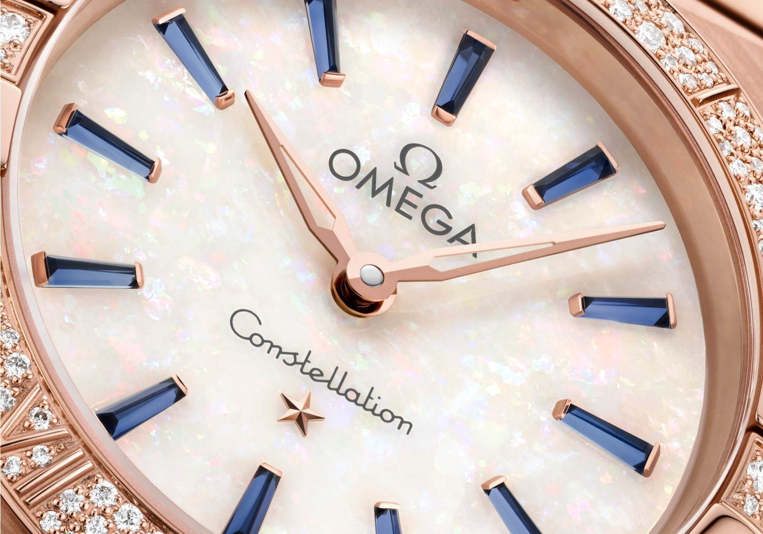 オメガ新作レディース腕時計、ダイヤモンドが輝く“流れ星”ブレスレット