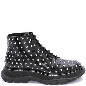アレキサンダー・マックイーン新作レディーストレッドブーツ、厚底