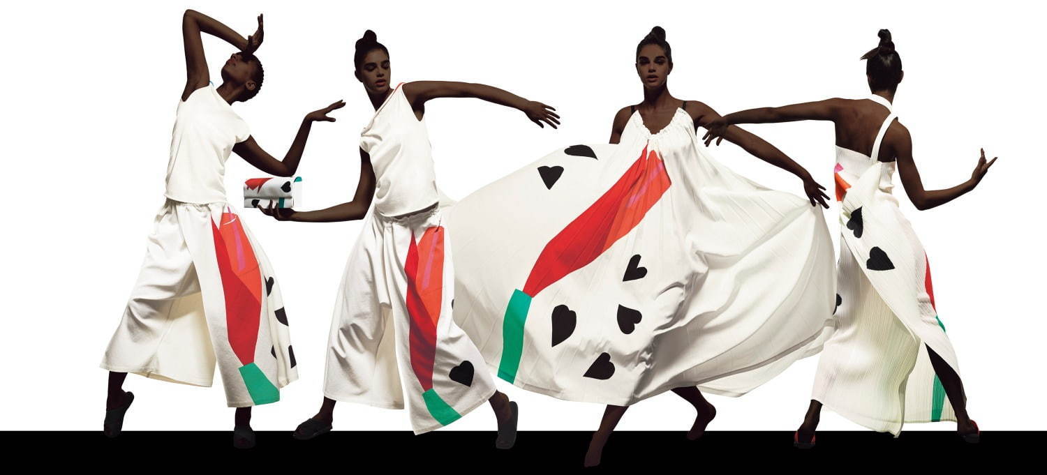 イッセイ ミヤケから田中一光「植物園」シリーズのプリーツドレスや