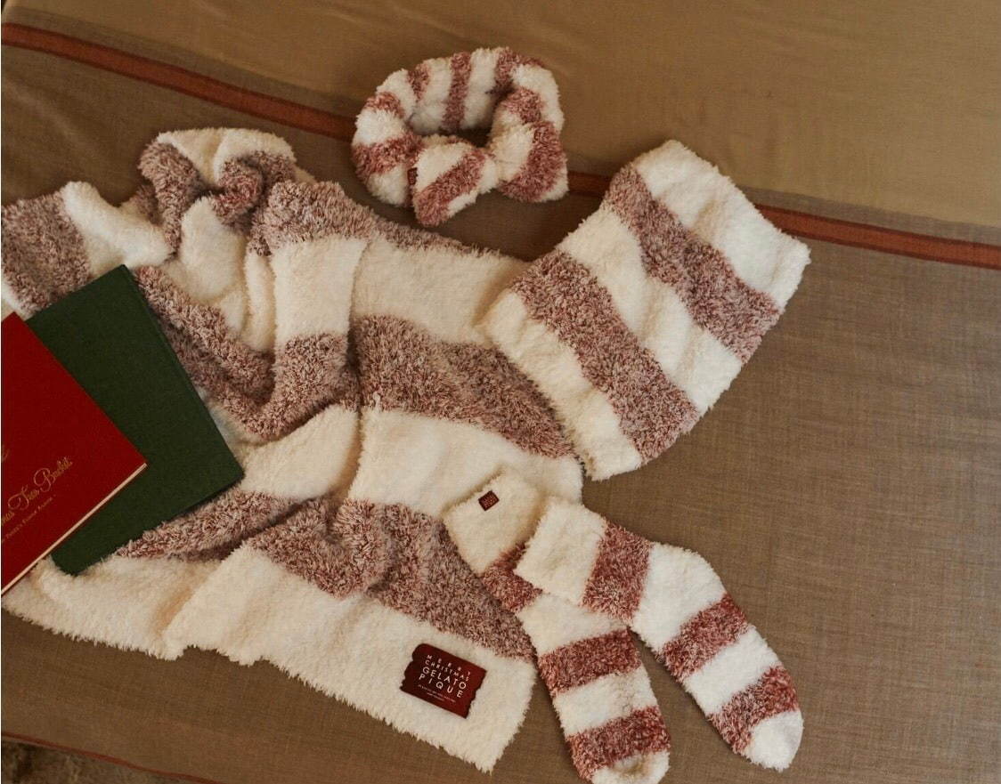 ジェラート ピケのクリスマス限定“ふわもこ”ボーダールームウェア