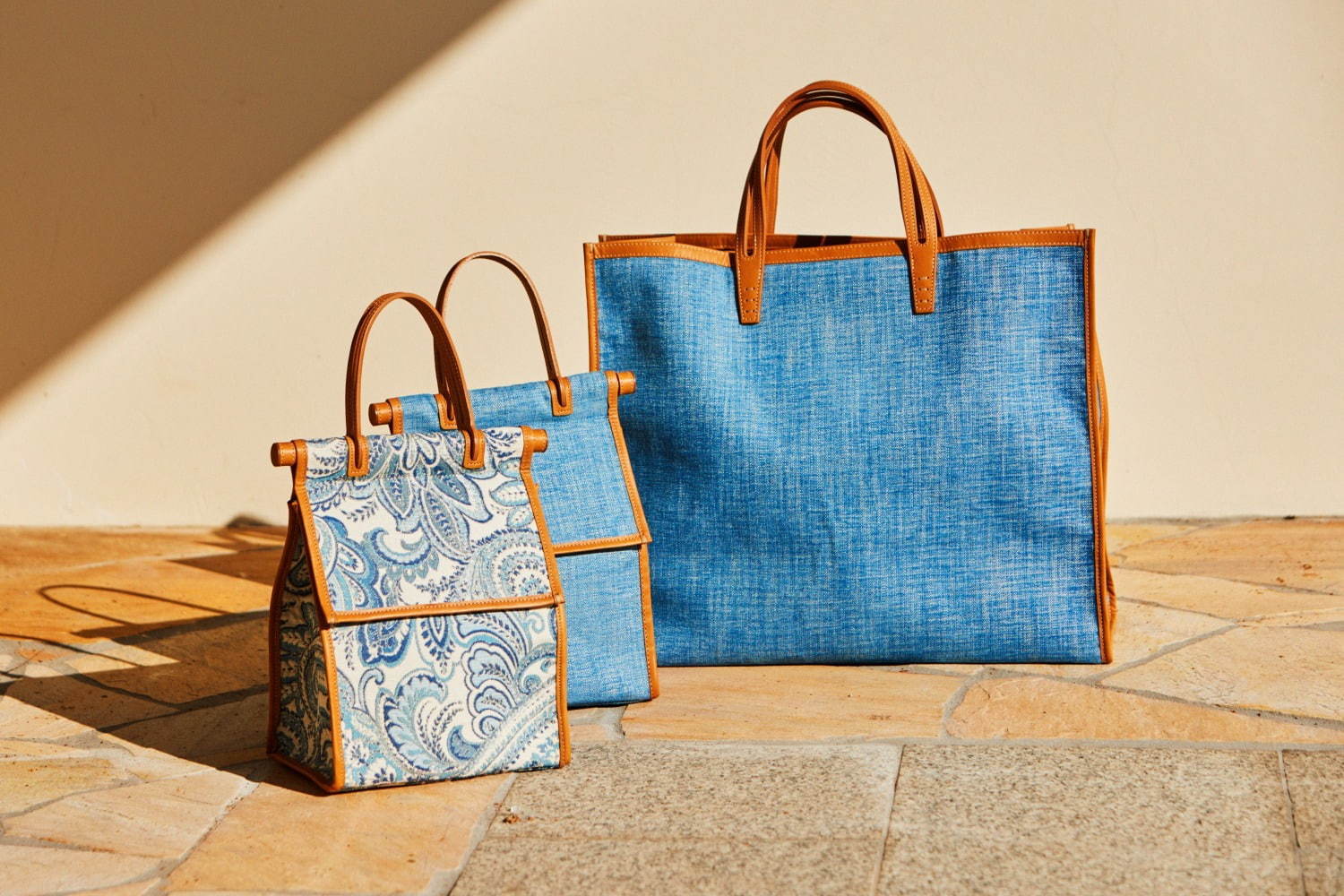 ア ヴァケーション20年春夏新作、人気トート「タンク」にペイズリー柄