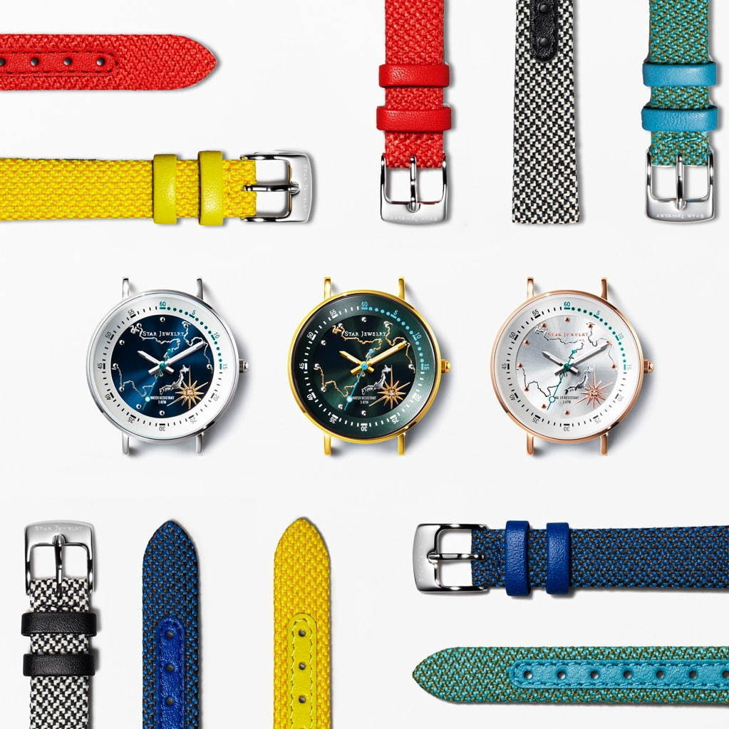 スタージュエリーから“地球”モチーフの限定腕時計、鮮やかなカラーの