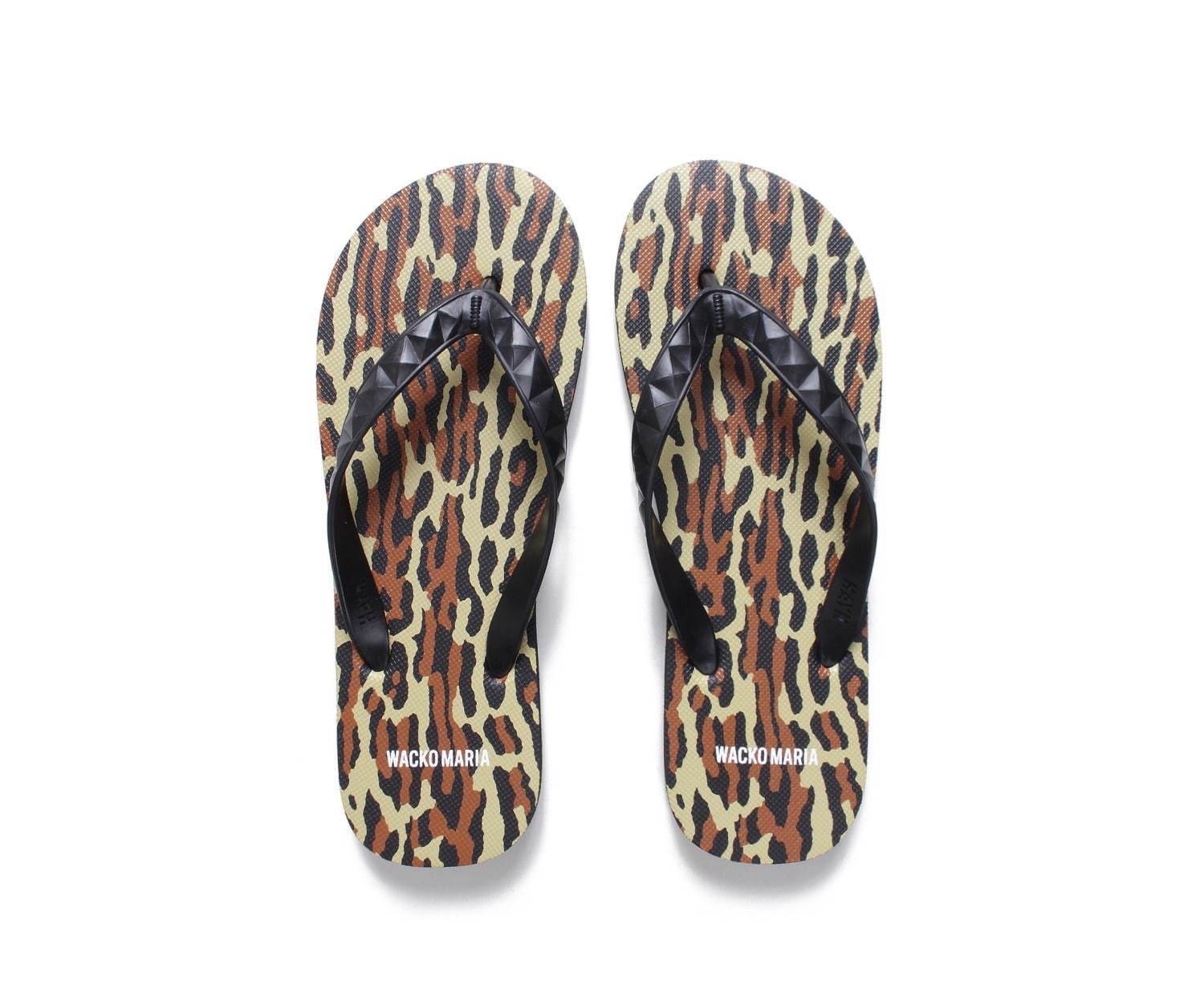ワコマリア新作“レオパード柄”ビーチサンダル＆“パイソン柄”シャワー