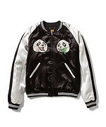 マインデニム×ヒューマンメイド“パンダ刺繍”のスカジャン、デニムの