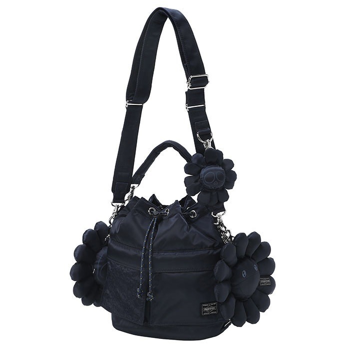 ポーター「タンカー」×村上隆、お花＆ドクロを配したバッグ - 全長1mの