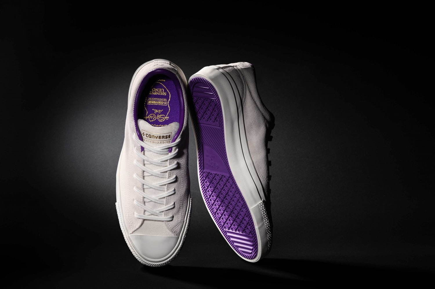 コンバース スケートボーディング“パープル＆オレンジ”ソールの新