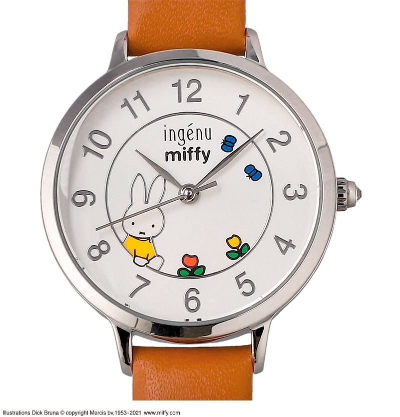 ミッフィーの腕時計「フラワーミッフィー」限定“花”イラスト入りなど