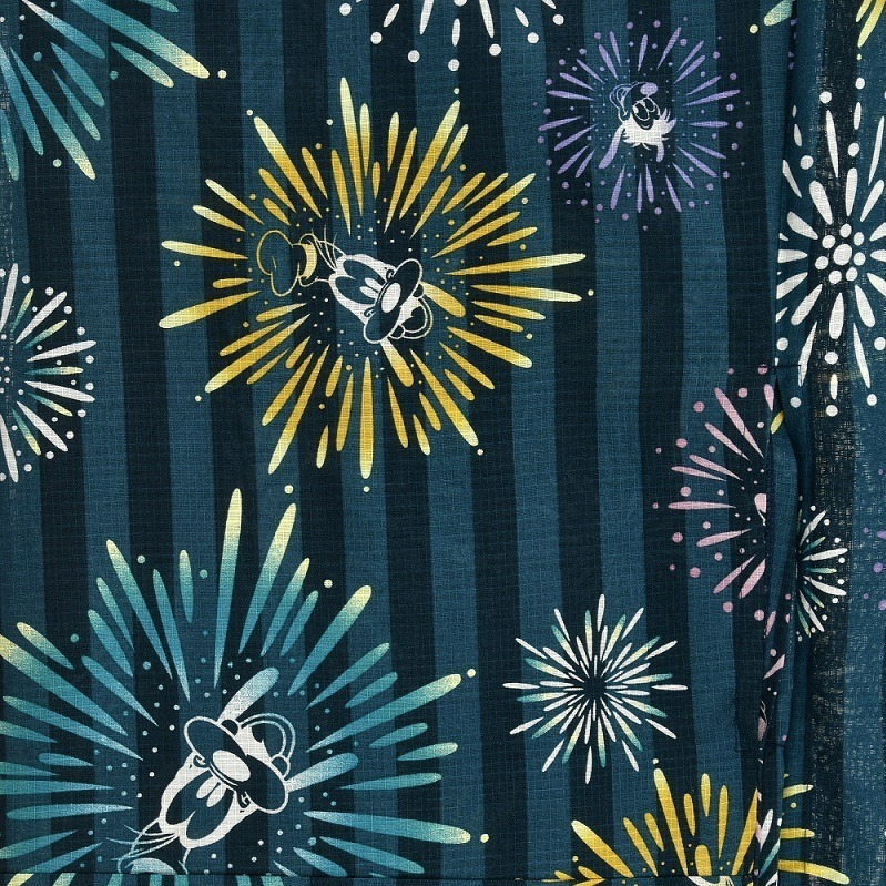 ディズニー「グーフィー＆マックス」デザイン“花火柄”浴衣＆ミッキー箔