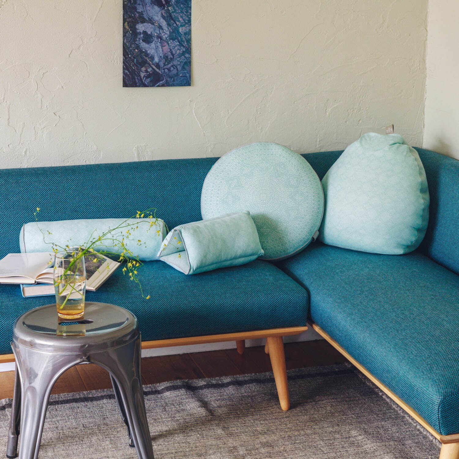 アフタヌーンティー・リビング“ひんやり冷たい”接触冷感クッション