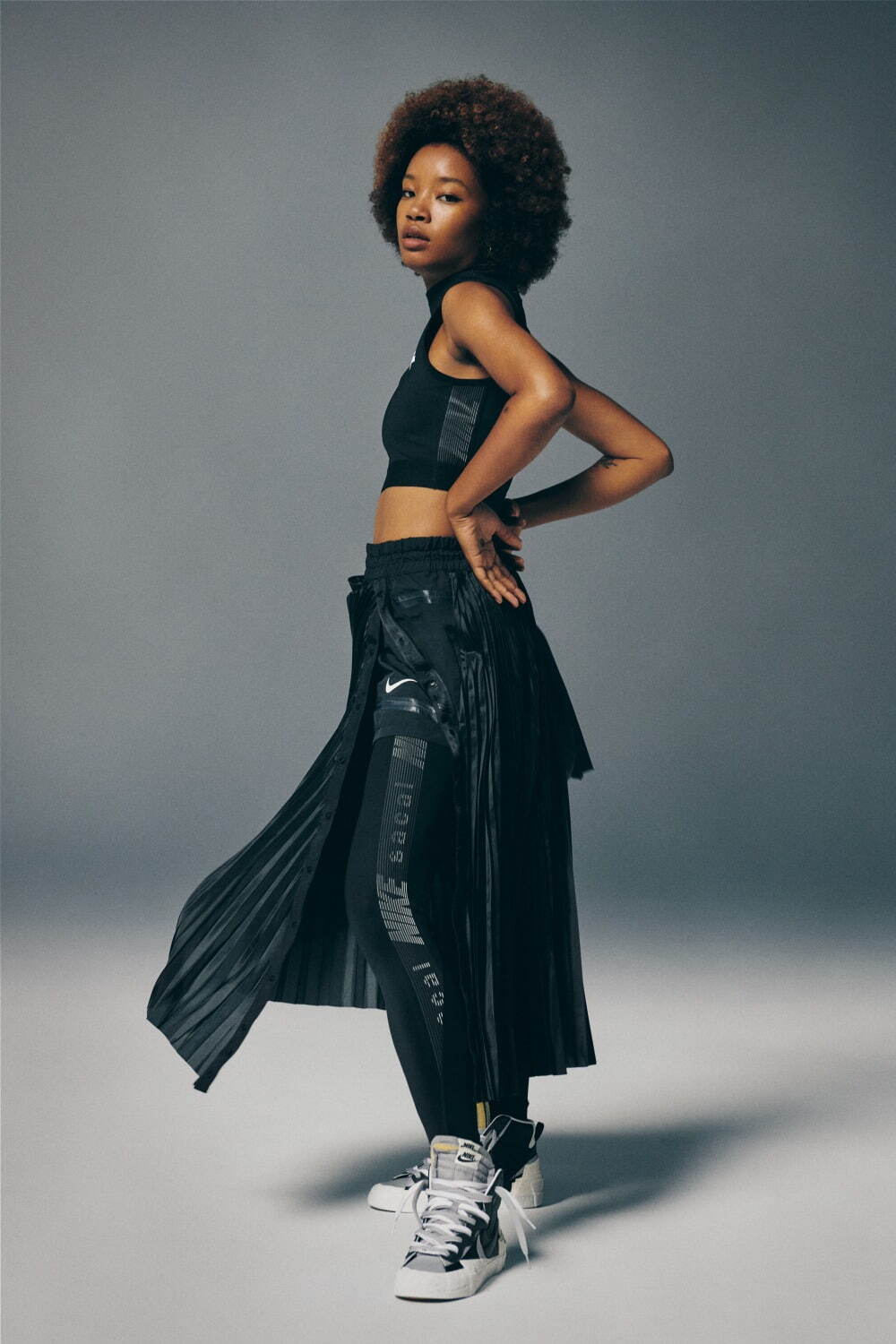 写真3/16｜ナイキ×sacaiコラボウェア、スポーツウェアをドッキングした