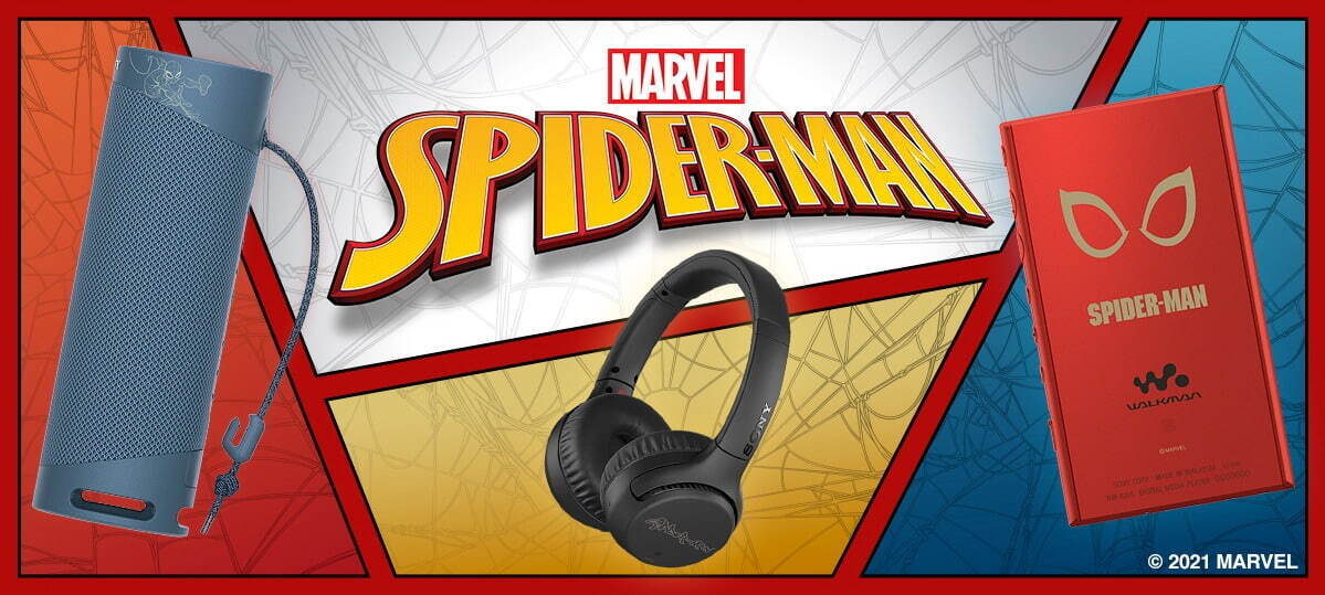 ソニーから「スパイダーマン」デザインの限定ヘッドホン＆ハイレゾ対応
