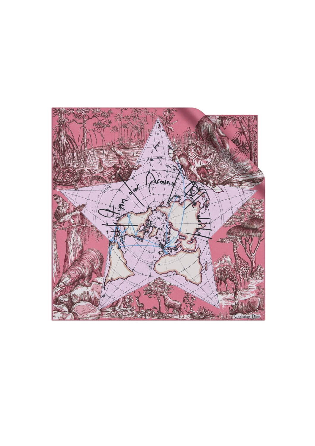 ディオール“まるでタロットカード”な新作スカーフ、「審判」「力」の