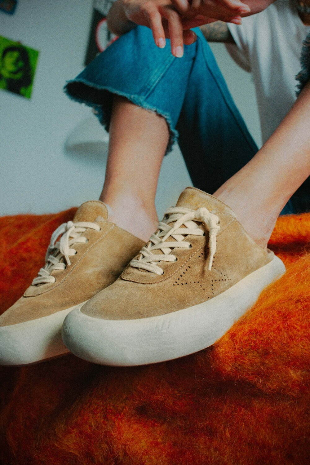 ゴールデン グースの新作スニーカー「スペース-スター」“あったかボア