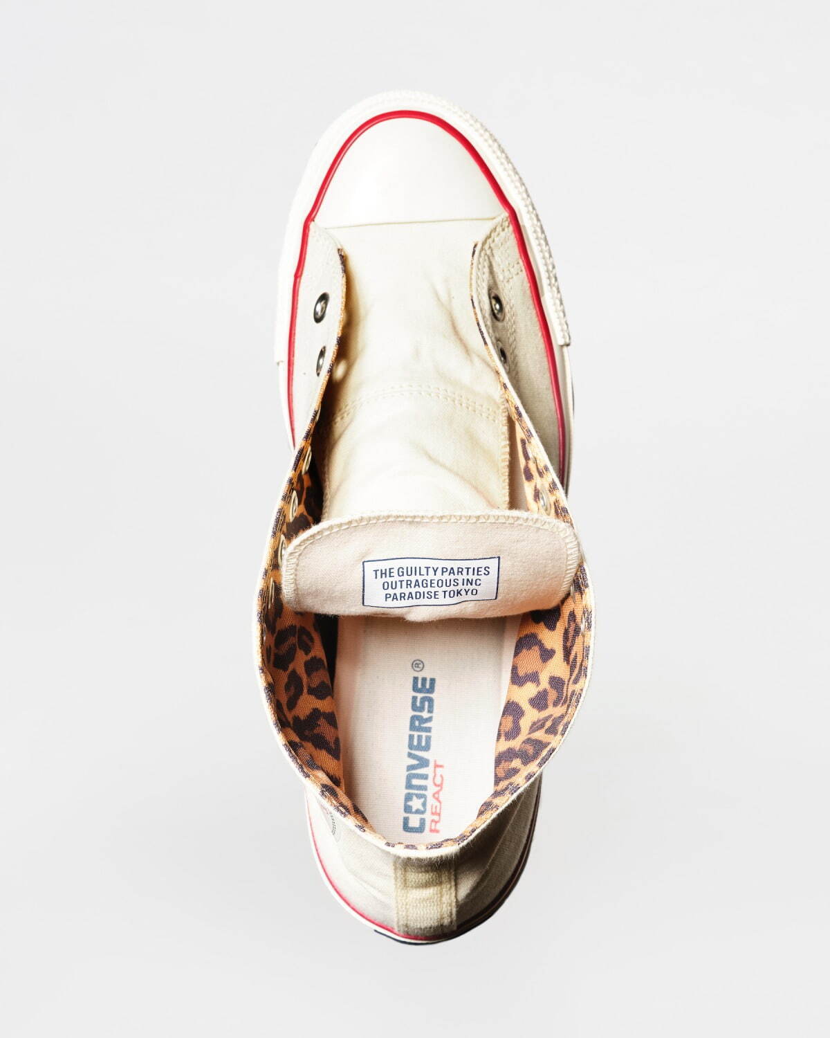 ワコマリア×ノンネイティブ×コンバース“フロントジップ”スニーカー