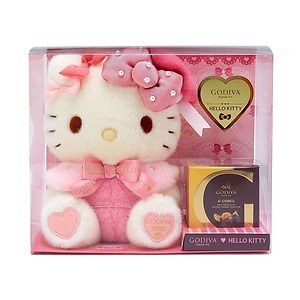 ゴディバ×サンリオ22年バレンタインギフト、ハローキティ＆マイ
