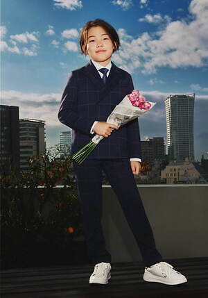 ZARA KIDSフォーマルドレス 黒 ダブルボタン S115188086 - フォーマル