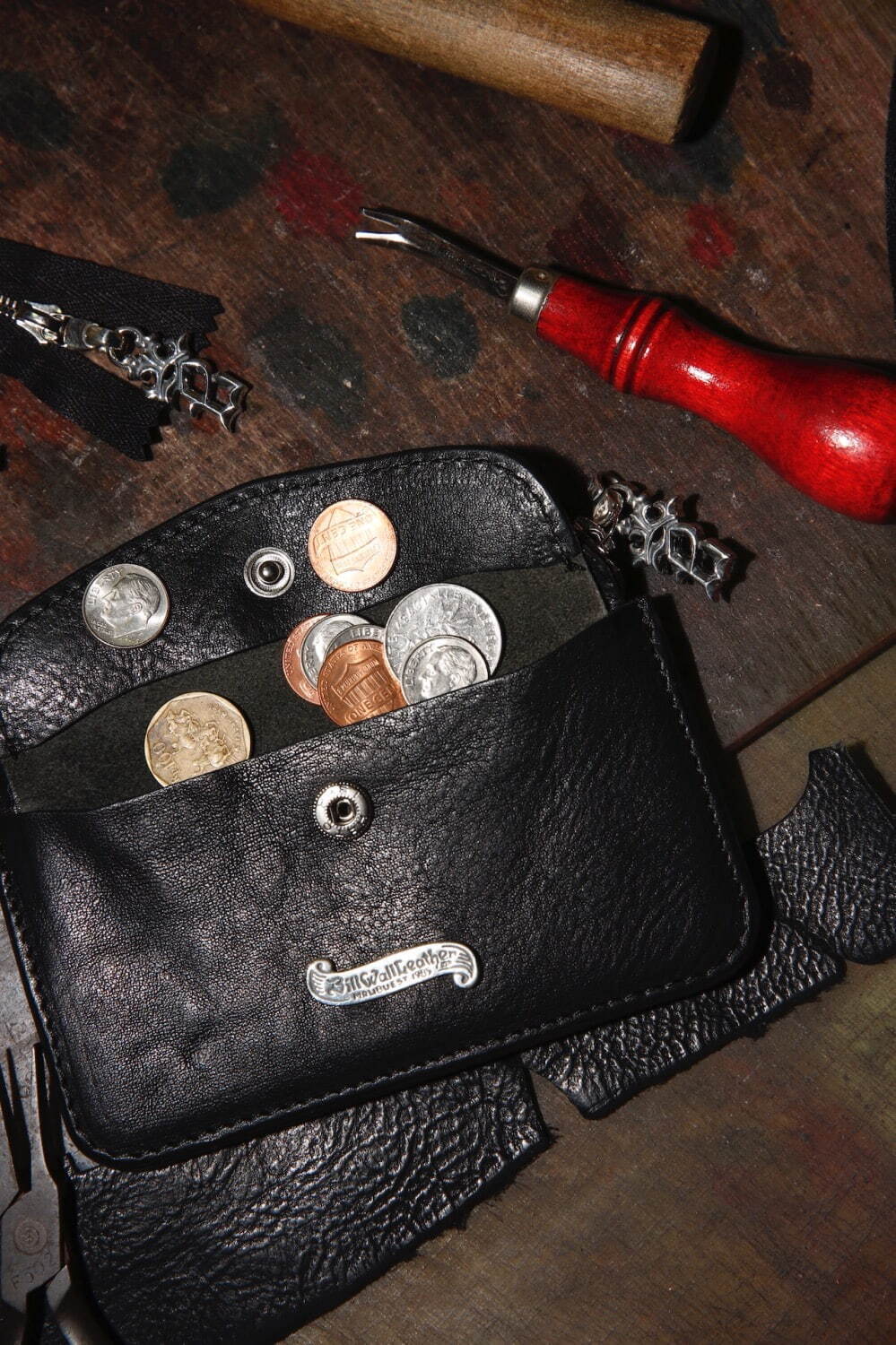 ビルウォールレザー×ヴィンテージワークスのレザーウォレット