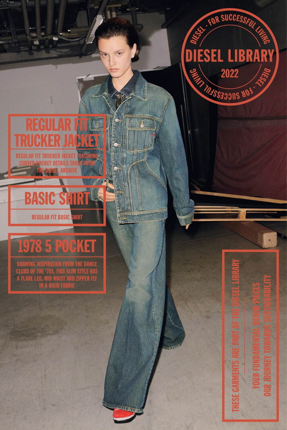 ディーゼルの“一生ものデニム”「ディーゼル ライブラリー」レディース