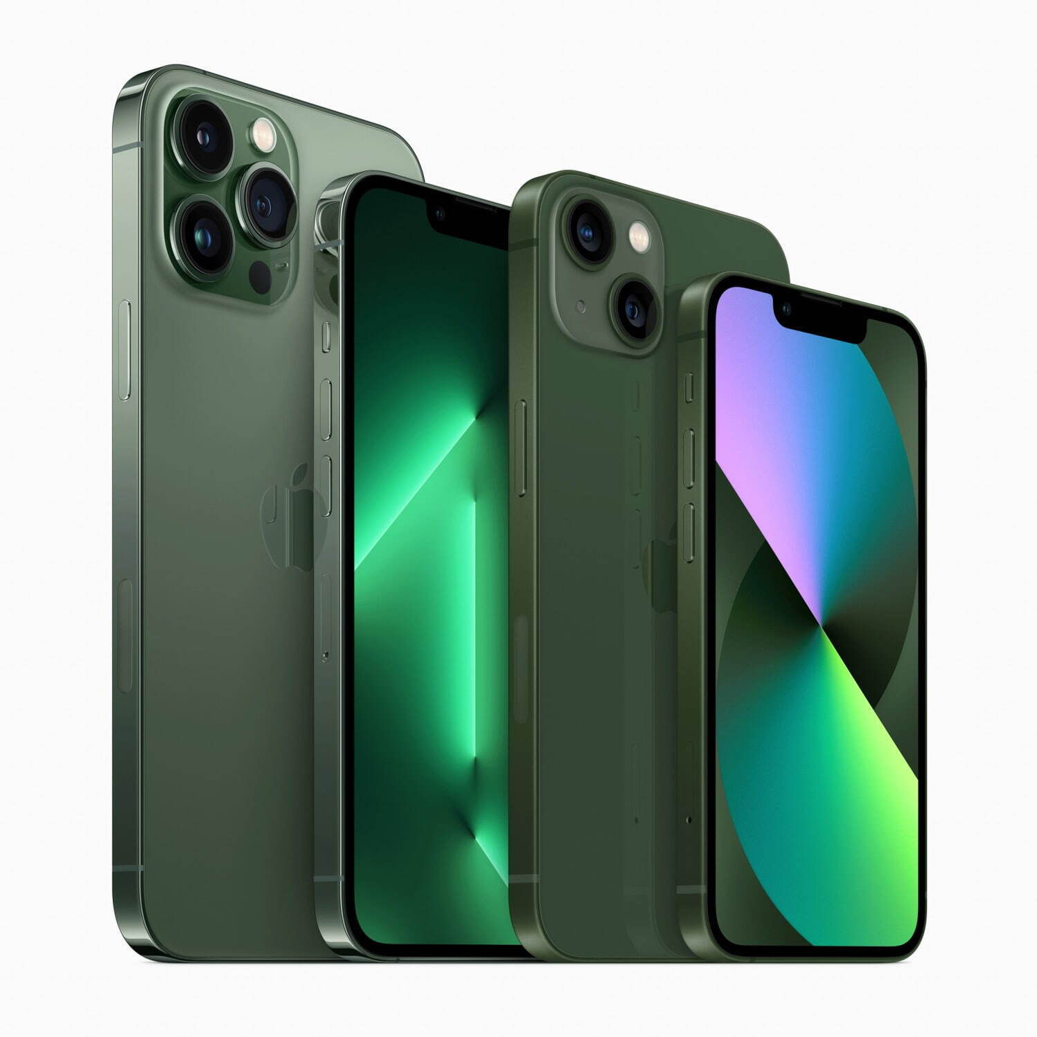 アップル「iPhone 13 / 13 Pro」に新色グリーンが登場 - ファッション