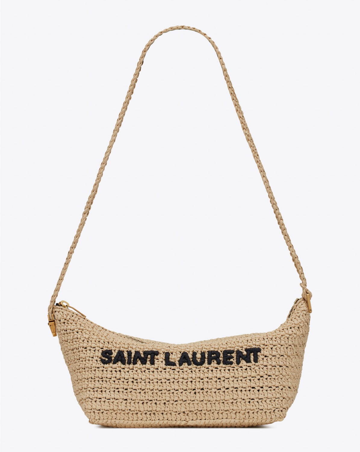 サンローランの新作メンズバッグ「ル・ラフィア」クロシェ編みの