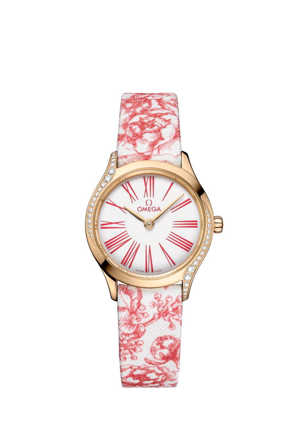 オメガ「トワル・ドゥ・ジュイ」モチーフのウィメンズ腕時計、クラゲ