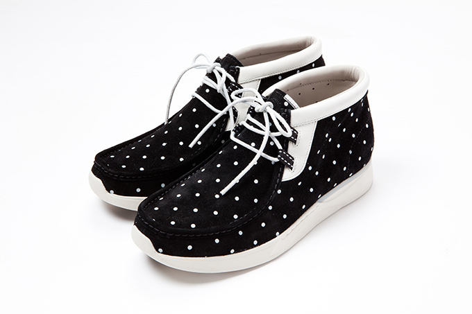 クラークス×ヘザーグレーウォール、世界700足の限定シューズ発売